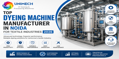 Top Dyeing Machine Manufacturer In Noida for Textile Industries 2026