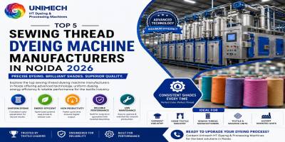 Top Sewing Thread Dyeing Machine Manufacturers in Noida 2026
