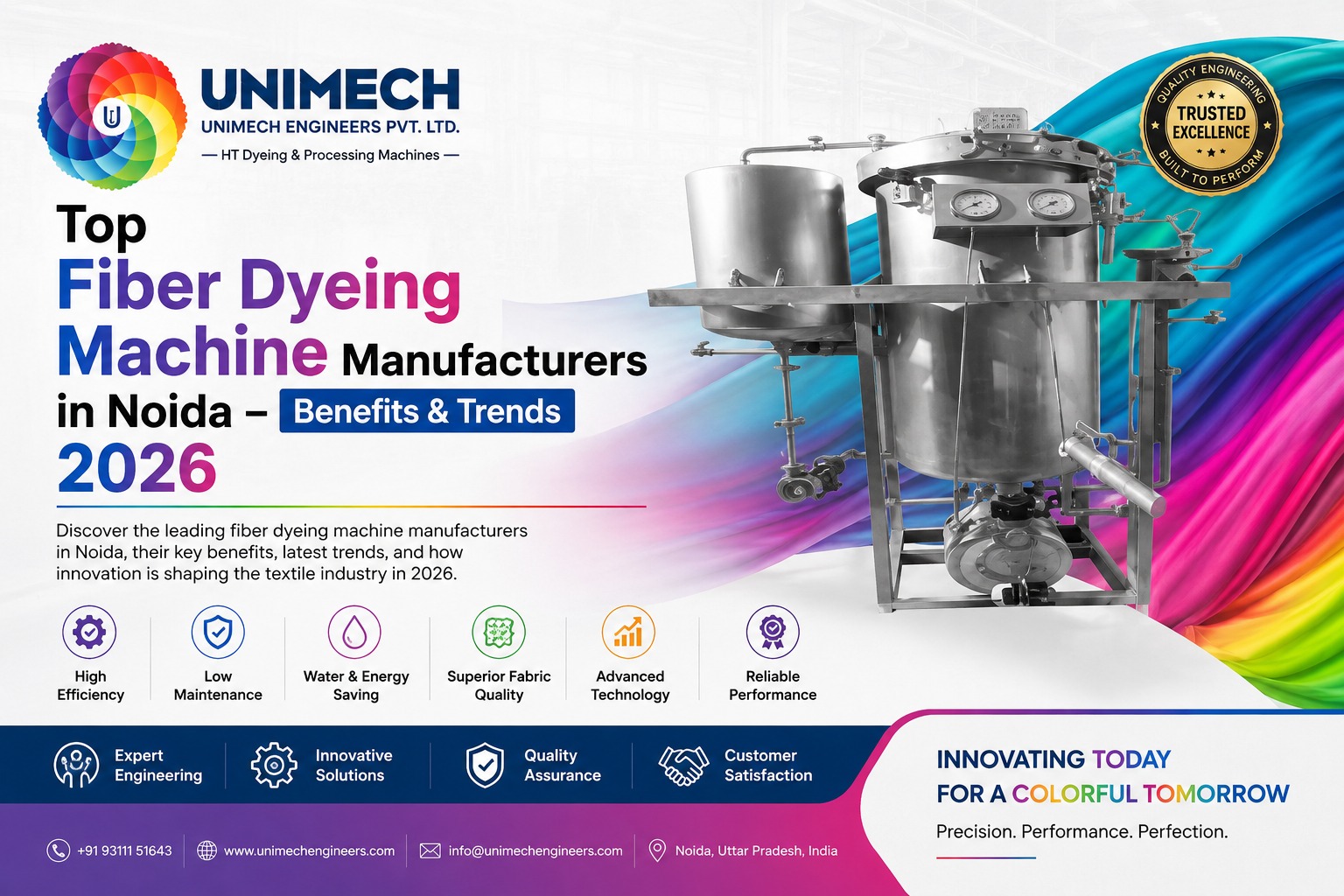 Top Fiber Dyeing Machine Manufacturers in Noida Benefits Trends 2026
